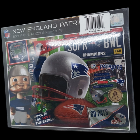 You The Fan New England Patriots 500 Piece Puzzle NWOT - Picture 2 of 7